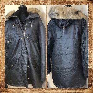 NWT J.Crew Perfect Winter Parka Black 2X
